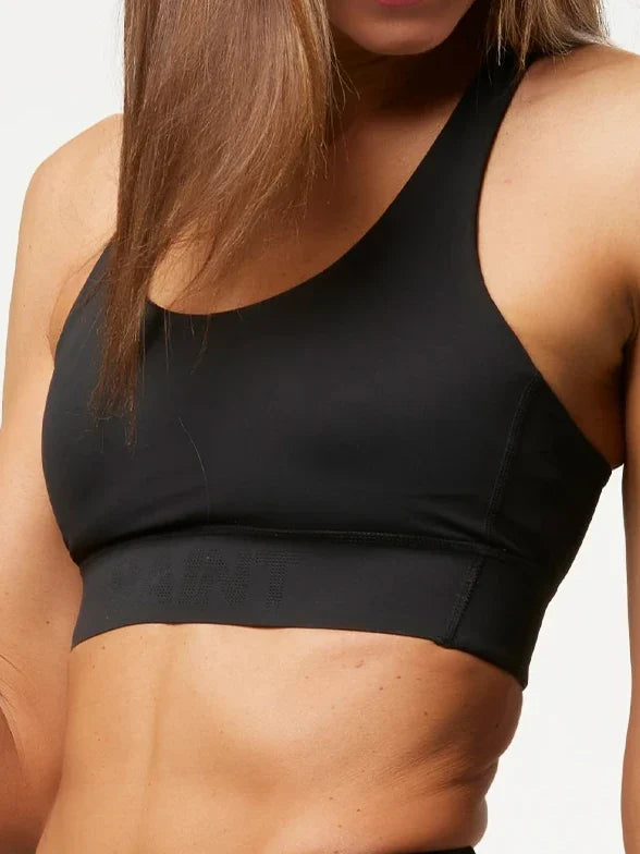 Women's Training Crop Top - Black | SA1NT LAYERS