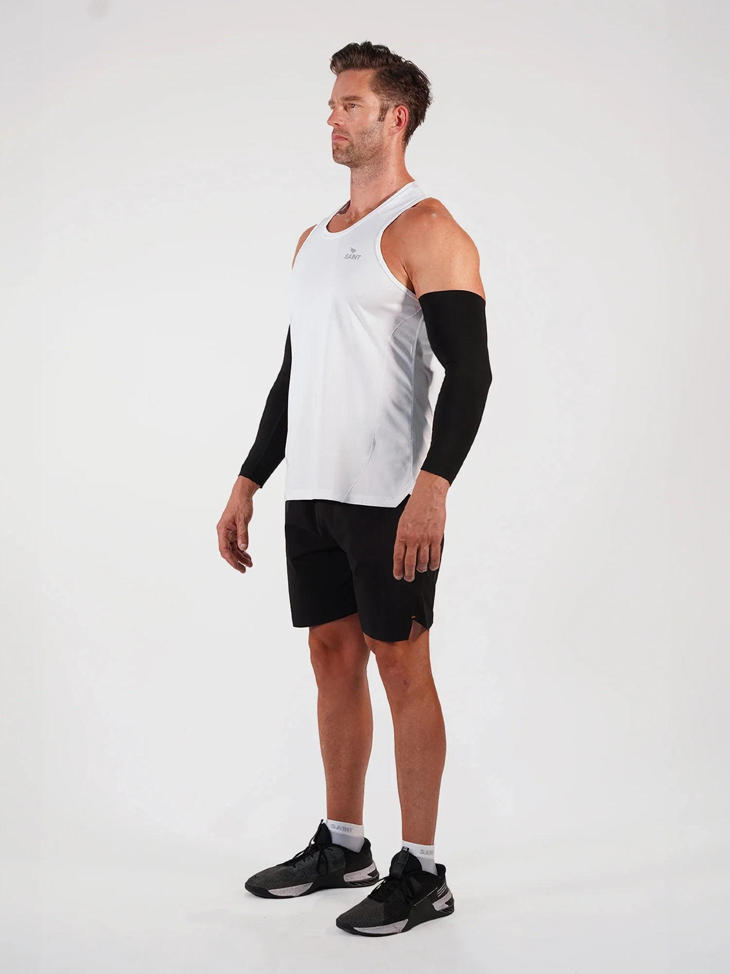 Unisex Performance Compression Arm Guards -Black