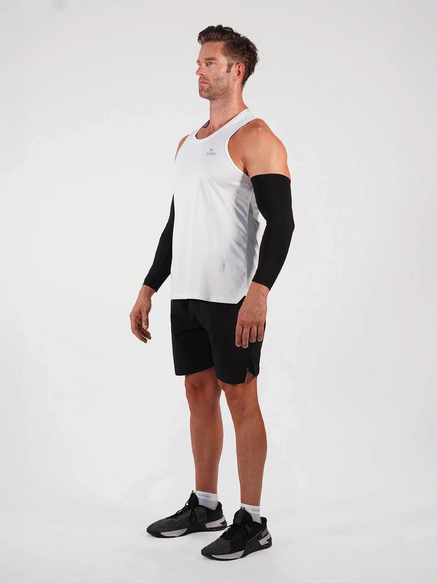 Unisex Performance Compression Arm Guards -Black