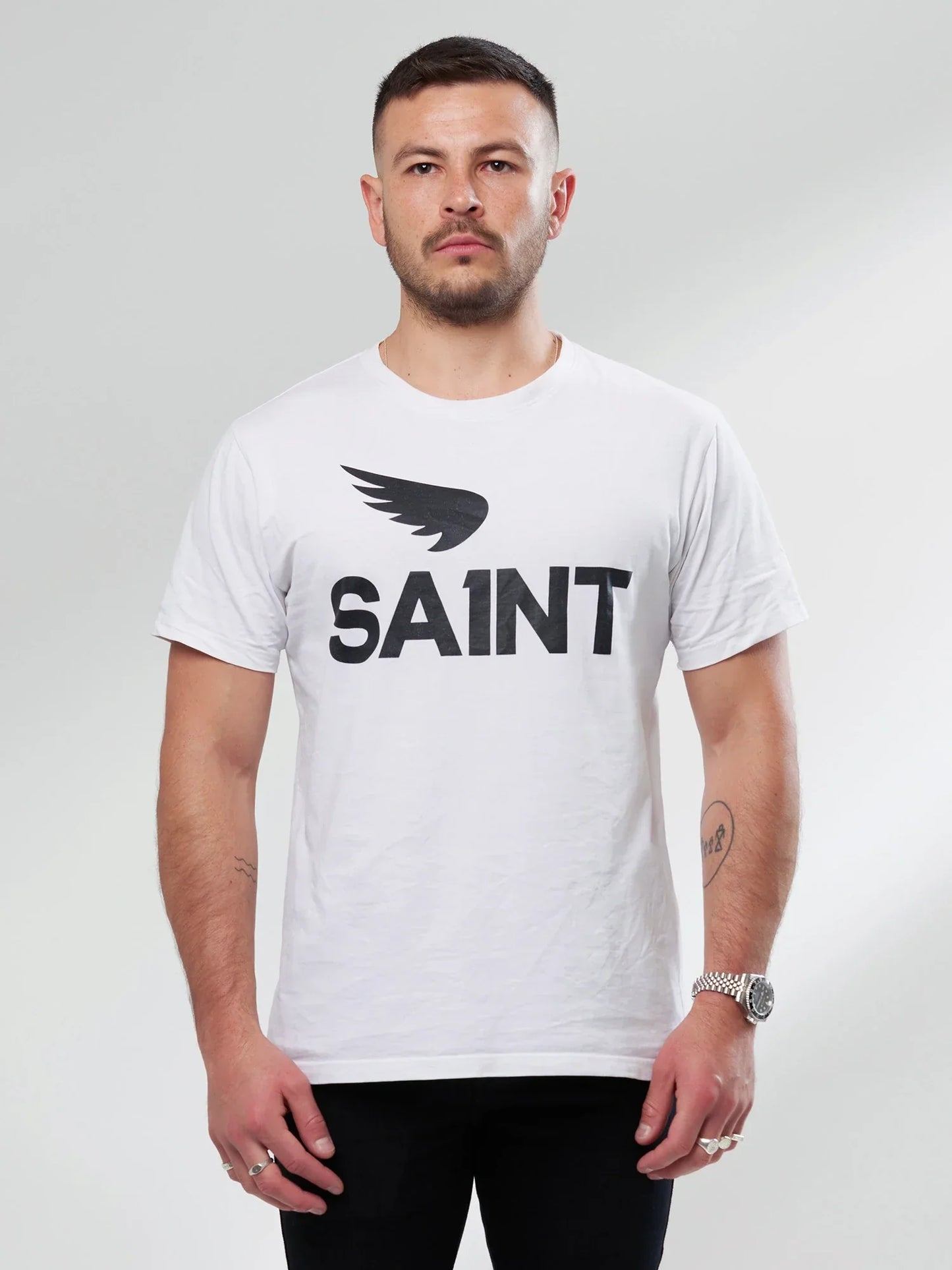 SA1NT No. 1 コットンTシャツ | White